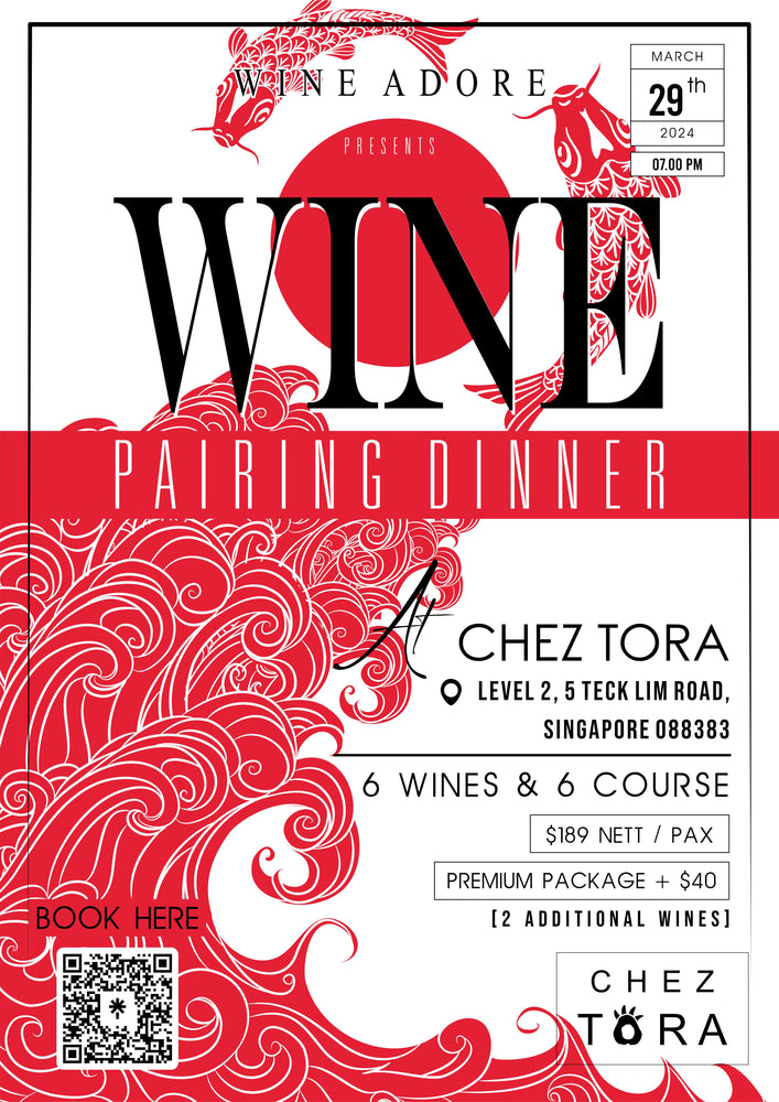 Japanese Wine Pairing Dinner @Chez Tora 29/03/2024
