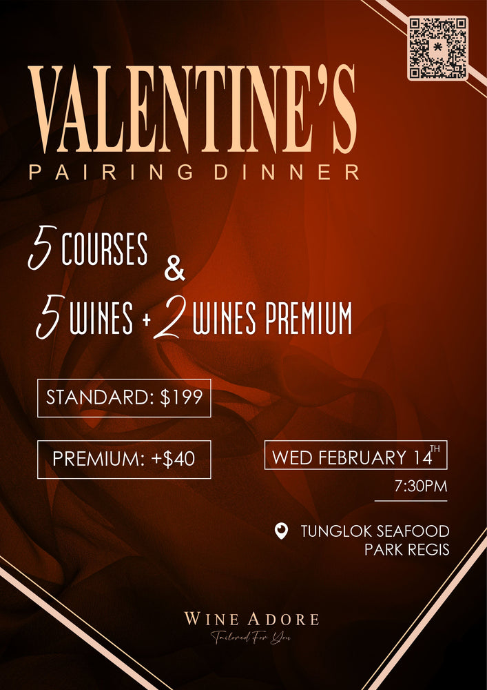 VALENTINES PAIRING DINNER @TUNGLOK SEAFOOD Park Regis