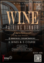 Wine Pairing Dinner @ Alma by Juan Amador 29th March 2024