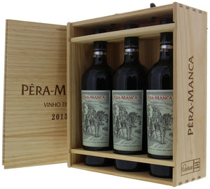 
                  
                    Cartuxa Wooden Case of 3x 75cl bottles| Pera Manca | Red | 2015 | Doc Alentejo
                  
                