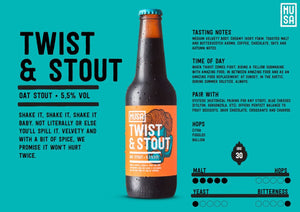 
                  
                    4x Twist & Stout - Oat Stout - 5.5% Vol
                  
                